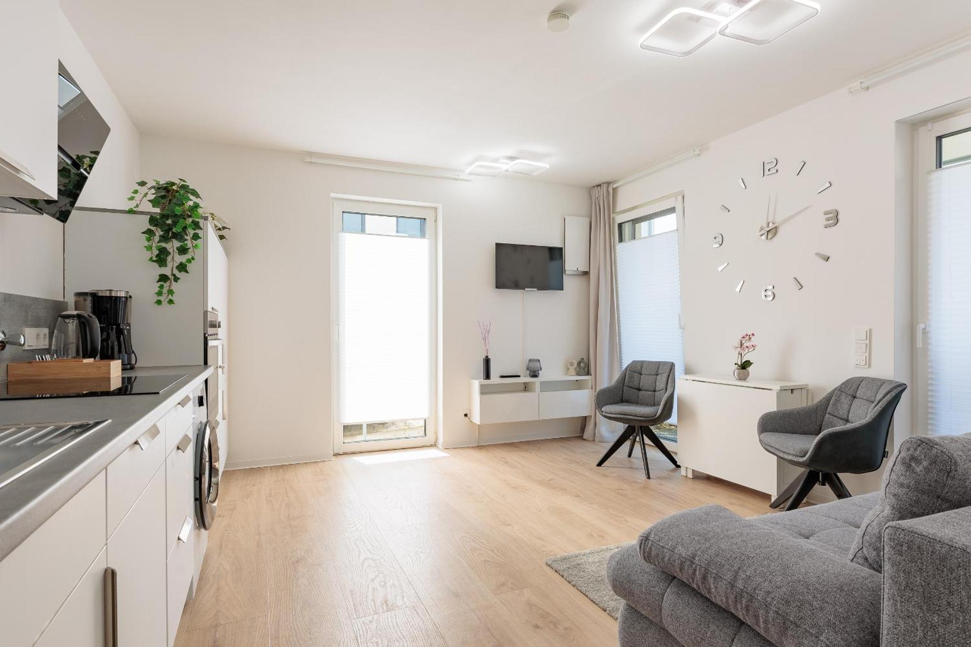 Apartment Zum Wohlfuehlen Mit 2 Zimmern I Garten I Terrasse I Kuechenzeile I Pkw-Parkplatz Ibbenbüren Kültér fotó